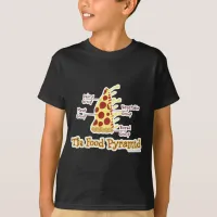 Funny Pizza Food Pyramid T-Shirt