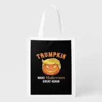 Halloween Trumpkin - Make Halloween Great Again  Grocery Bag