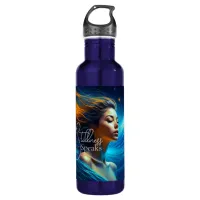 Stillness Speaks | Meditation Celestial Art Stainless Steel Water Bottle