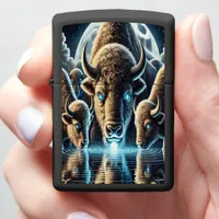 Buffalo Herd’s Mystical Connection to Cosmos Zippo Lighter