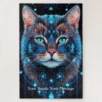 Neon Mandala Majesty Jigsaw Puzzle