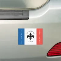 Bastille Day Fleur-de-Lis Tricolore France Flag Car Magnet