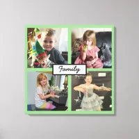 Family Photos Personalized  Canvas Print