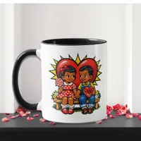 Valentine's Day | Retro Pop Art  Personalized Mug