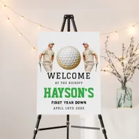  Year Down, Golf On! 1st Birthday Welcome Foam Board