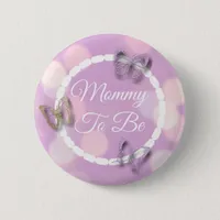 Pink Buttons Mommy to be Baby Shower
