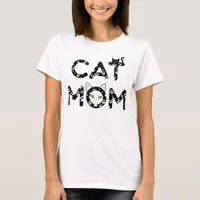 Adorable Cat Mom T-Shirt