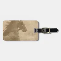 Faux Vintage Hackney Luggage Tag