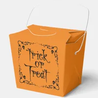 Halloween Trick or Treat  Favor Boxes