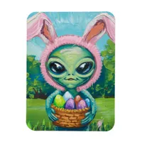 Alien Easter Bunny Magnet