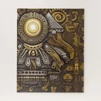 Aztec art rich and vibrant jigsaw puzzle