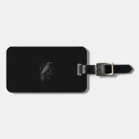 Crow, F-Caw-F Funny Bird Moon Gothic Adult Humor T Luggage Tag