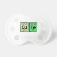 Cute Periodic Table Element Symbols Pacifier