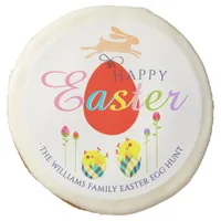 Happy Easter Egg Hunt Chicks Easter Chicken Bunny Sugar Cookie