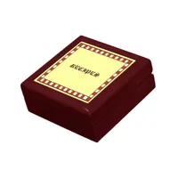 Country Red and White Checked Recipe Gift Box