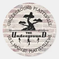 The Underground Vaping Shop Logo stickers