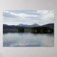 Calm Lake Dillon Colorado Poster