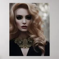 Beautiful Blonde Poster