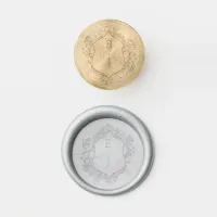 Modern Crest Monogram Wedding Wax Seal Stamp