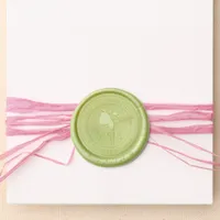 Botanical Monogram Lemons Wax Seal Sticker