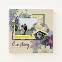 Our Story Rustic Floral Scrapbook Photo Keepsake Notebook