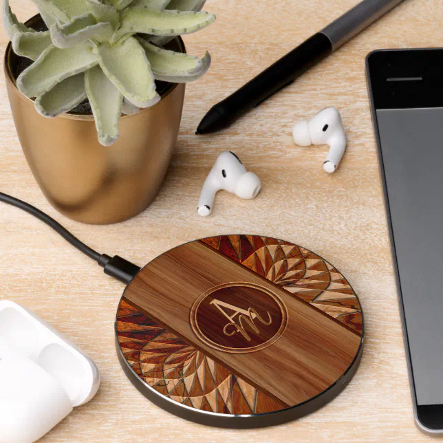 Wood Pattern Wireless Charger