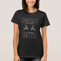 Oh Deer Im Queer Ugly Christmas Sweater T-Shirt