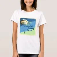 The Downhill Funny Downbeat Slogan T-Shirt