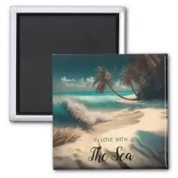 In Love with the Sea | Tropical Art Magnet