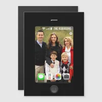 Have your selfie a Merry Christmas photo Magnetic Invitation