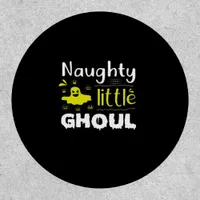 Naughty Little Ghoul Funny Halloween Design Patch