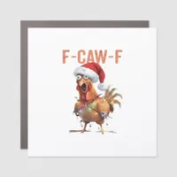 Merry Christmas F Caw F Retro Cool Design Car Magnet