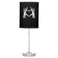 Heart - Halloween Skeleton Hand Table Lamp