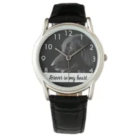 Custom photo memorial dog pet  watch