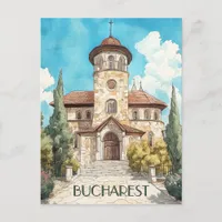 Bucharest Romania Travel Postcard