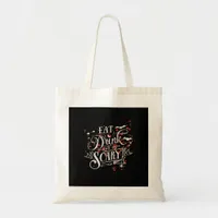 Savage Halloween Spooky Aesthetic Graphic Style Tote Bag