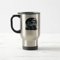Cottagecore And Aesthetic Goblincore Mushroom Fair Travel Mug