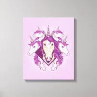 Unicorn Mandala Canvas Print