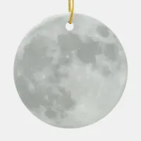 Day Moon and Night Moon Christmas Ceramic Ornament