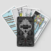 Goth Skull Ornament Tarot Cards