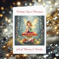 Christmas full of Whimsy and Wonder | Holiday Poem Card