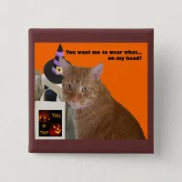 Halloween Kitty - Wear What Pinback Button