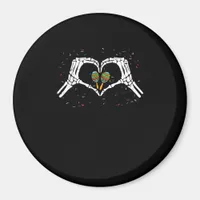 Skeleton Hand Heart Maracas Cinco De Mayo Mexican  Magnet