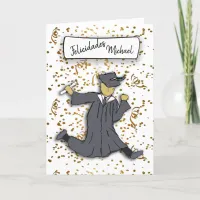 Personalize Felicidades Graduate Card