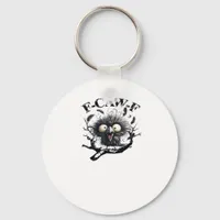 Halloween F-Caw-F Bird Cool Unique Keychain