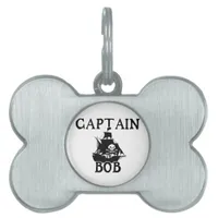 Captain Bob (Pirate Ship) Pet Name Tag