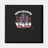 Eat Drink And Be Scary Classic Funny Retro Magnet