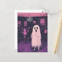 Ghost at the Party Postcard