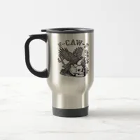 Gothic Funny F-Caw-F Humor Crow Essential Retro St Travel Mug