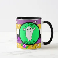 You are Boo-tiful, Ghost Pun, Halloween Mug